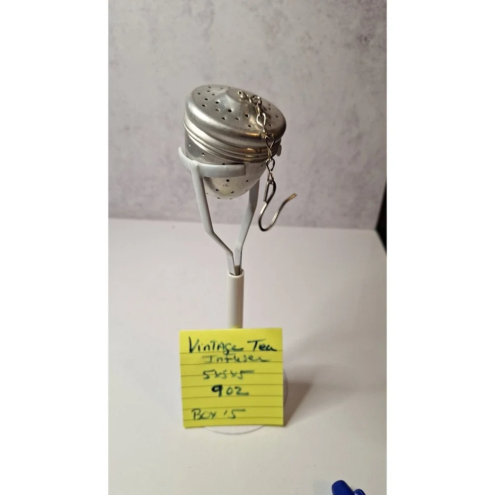 Aluminum Vintage Tea Infuser withChain
